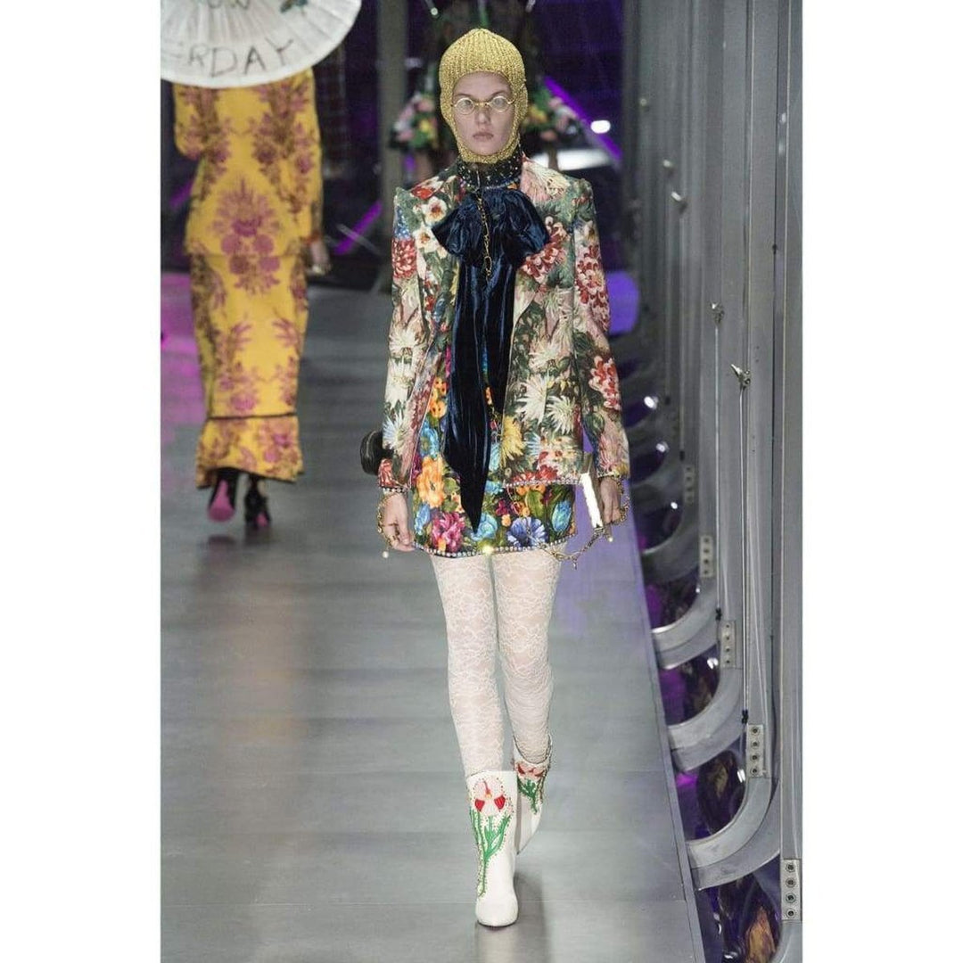 Impressionist Garden Wool Mohair Jacket