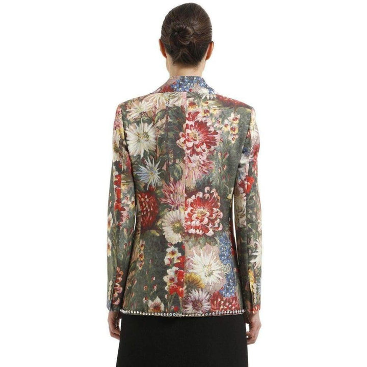 Impressionist Garden Wool Mohair Jacket