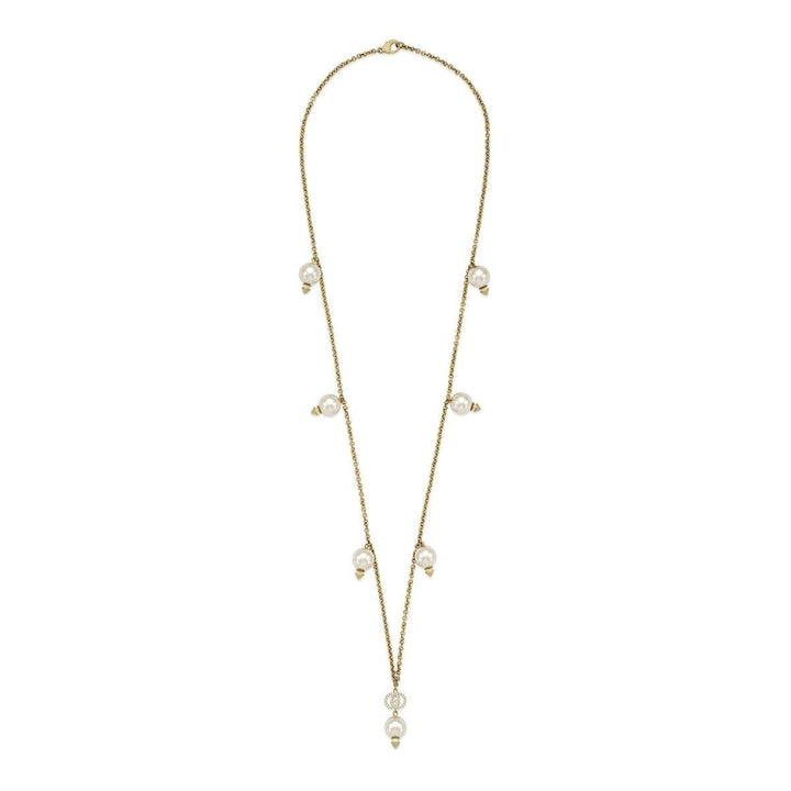 Gucci-Interlocking G Pearls Pendant Necklace - Runway Catalog