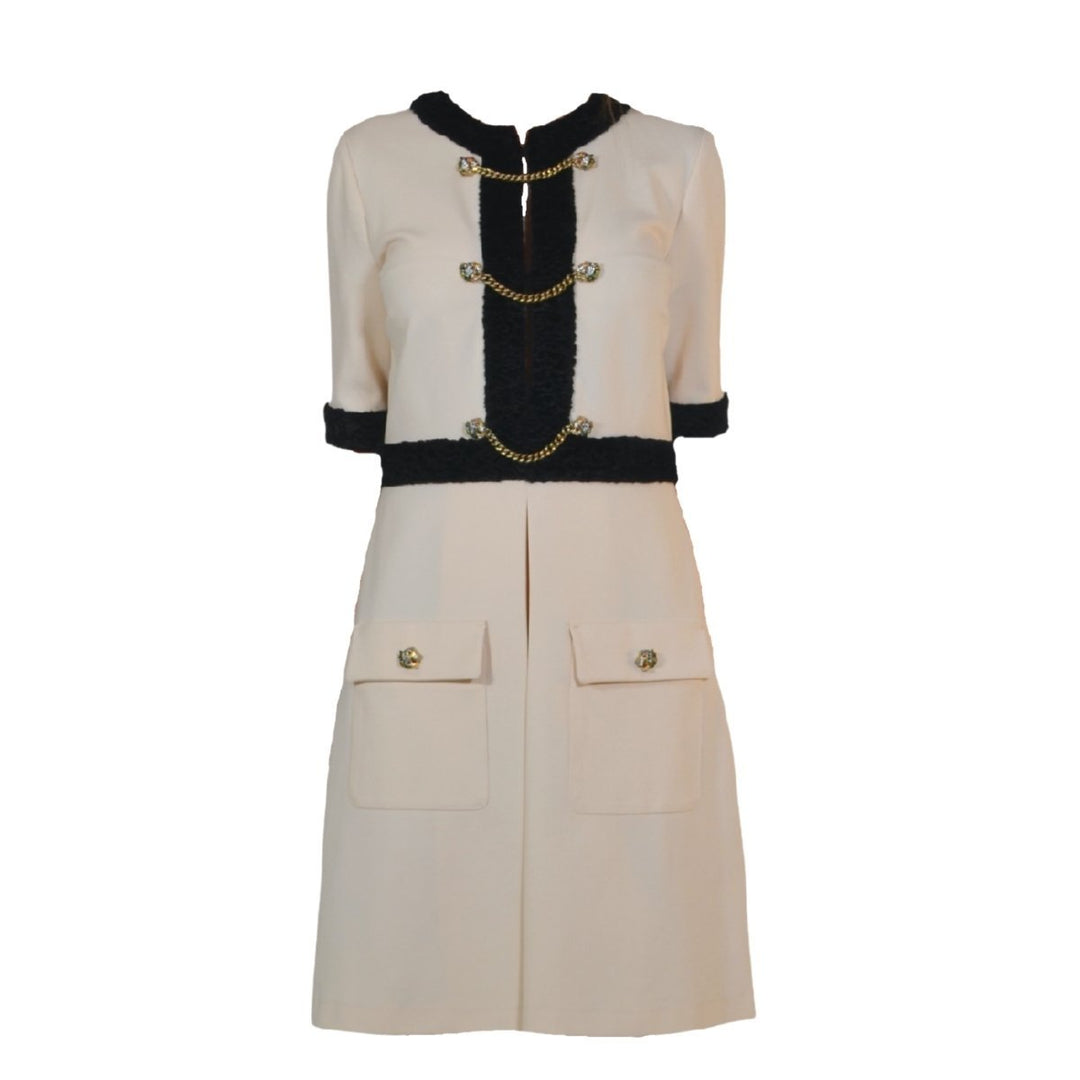 Gucci-Jersey Tiger-Head Button Dress - Runway Catalog