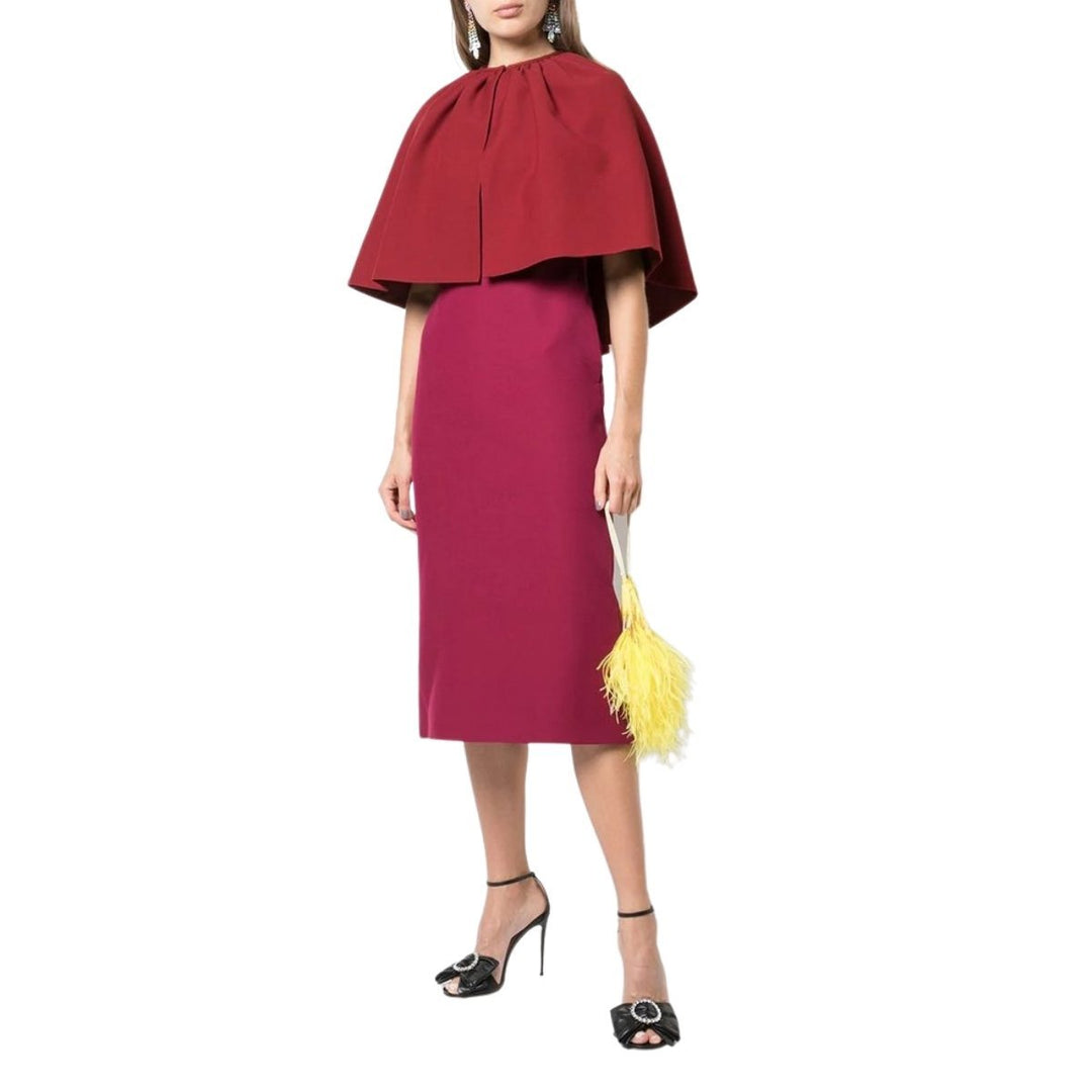 Layered Cape Dress