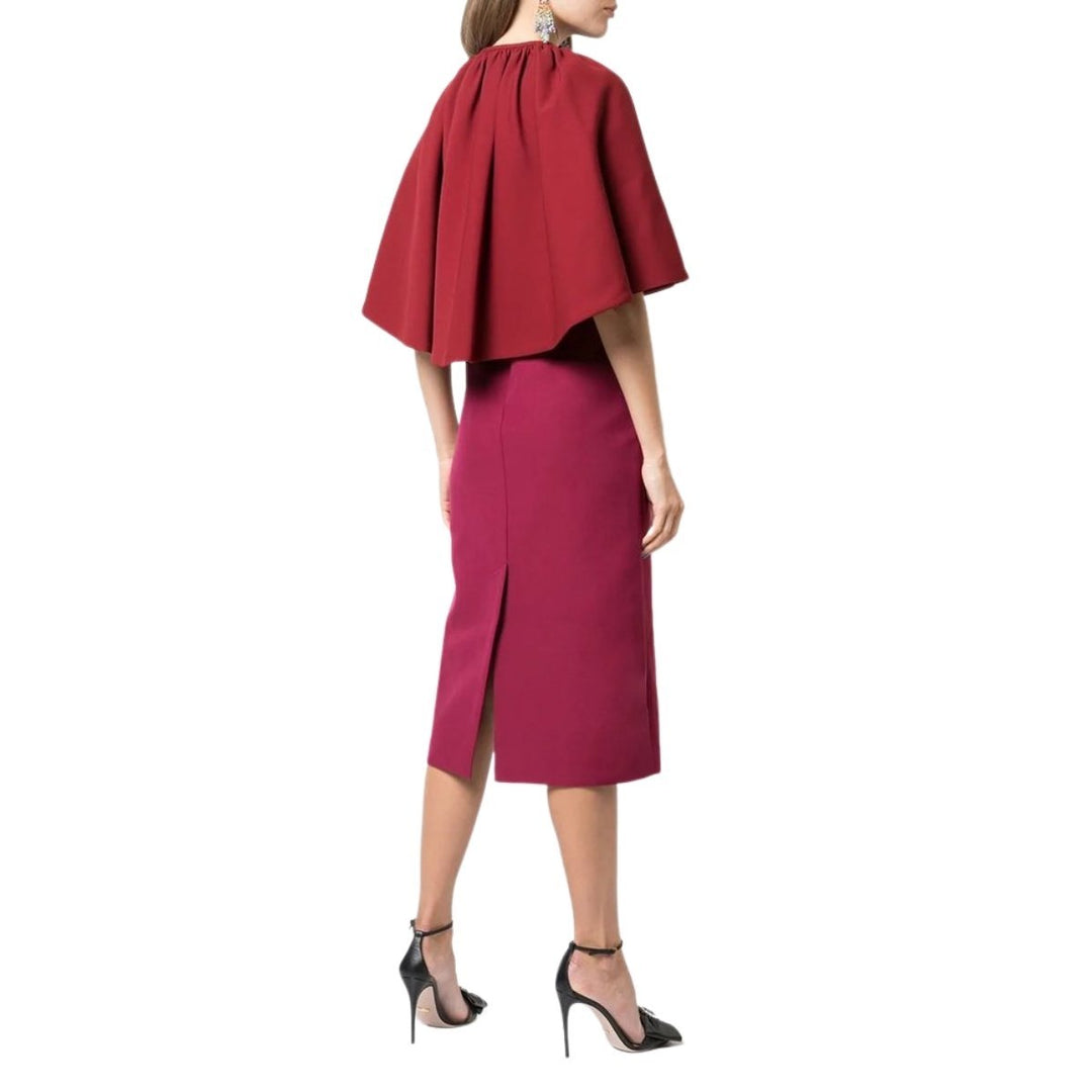 Layered Cape Dress