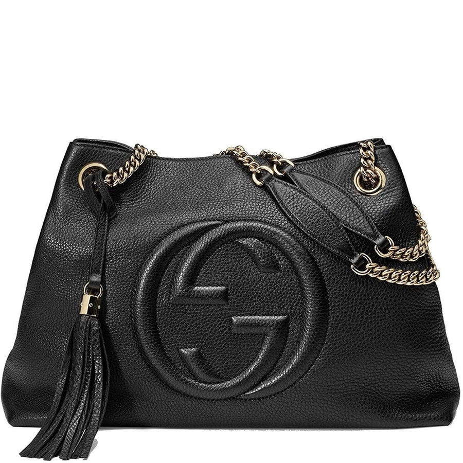 Gucci-Leather 'Soho' Tote - Runway Catalog