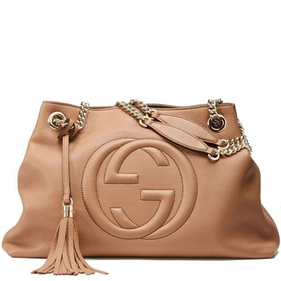 Gucci-Leather 'Soho' Tote - Runway Catalog
