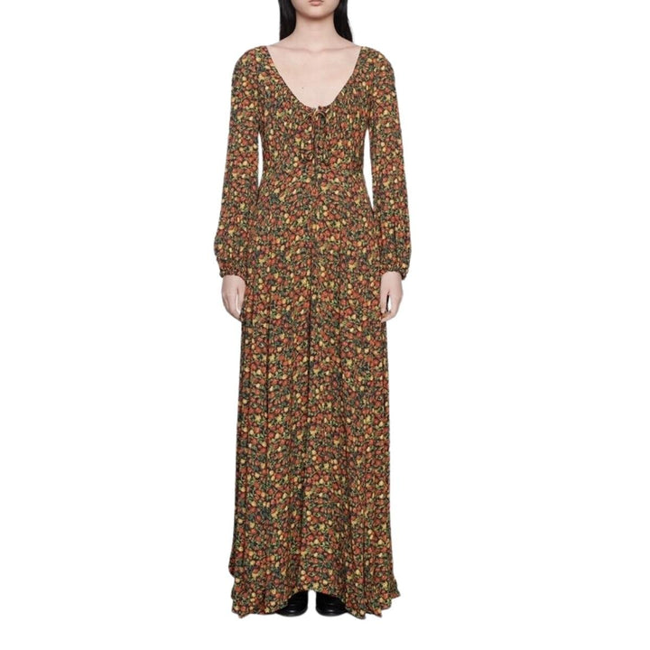 Liberty-print Crepe Maxi Dress