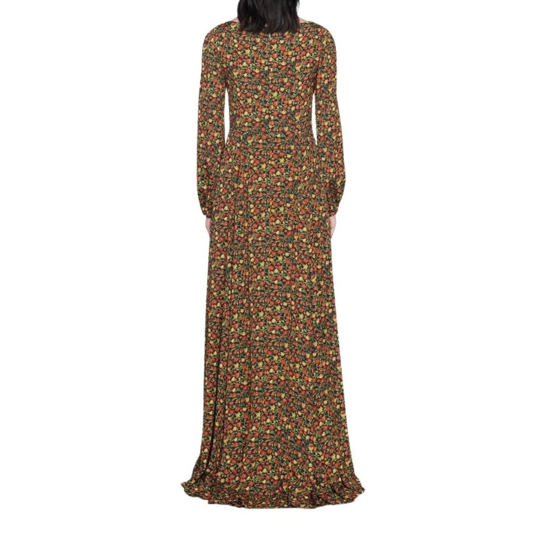 Liberty-print Crepe Maxi Dress