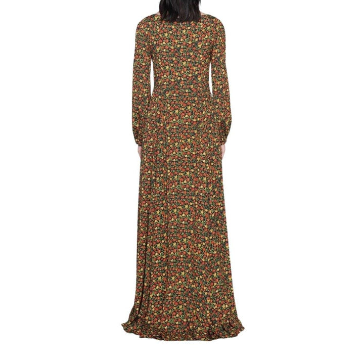 Liberty-print Crepe Maxi Dress