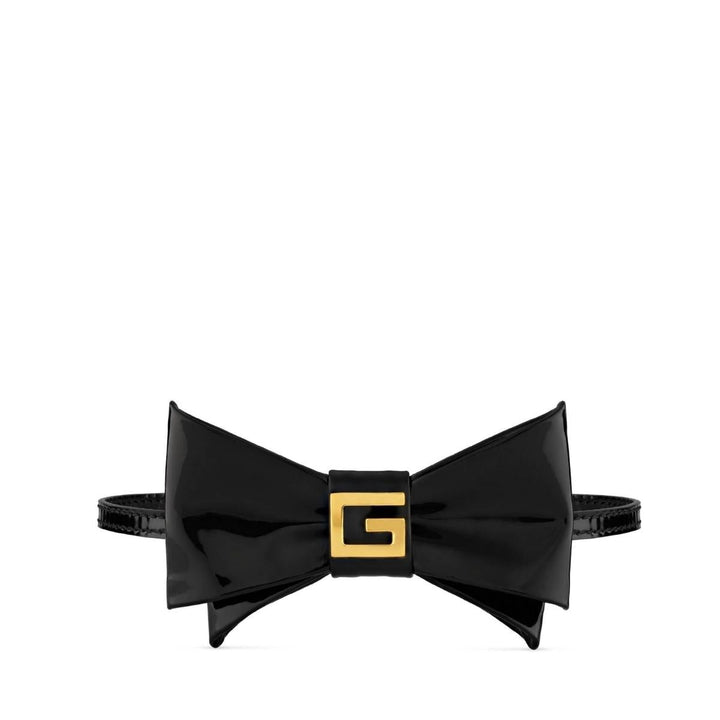 Gucci-Logo Bow Tie Choker - Runway Catalog