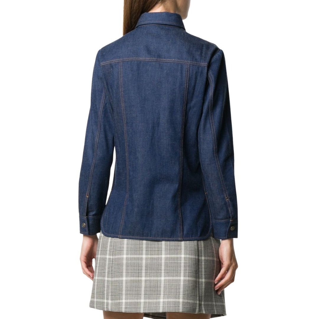 Logo-patch Denim Shirt