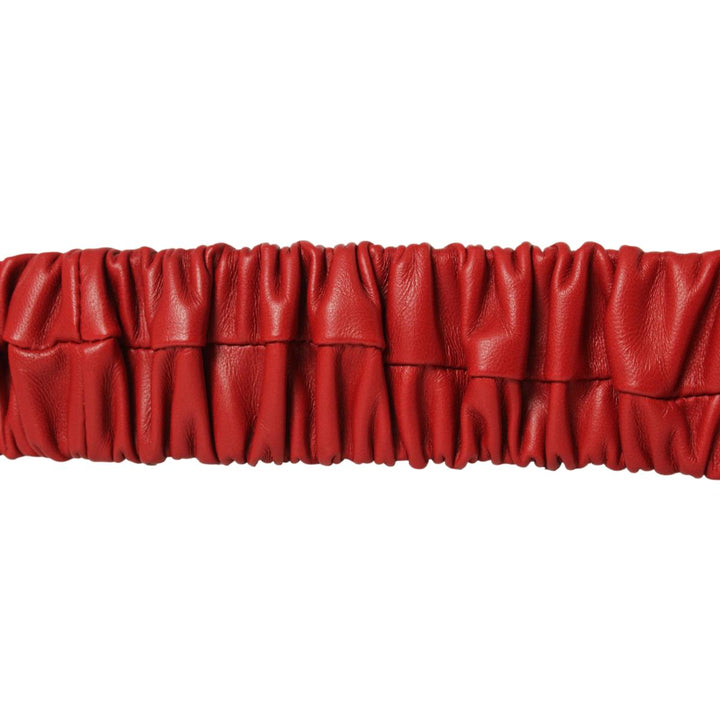 Gucci Marmont GG Red Leather Strectch Belt Size 95/38 602074