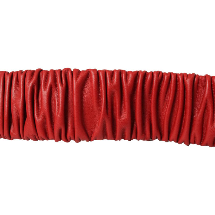 Gucci Marmont GG Red Leather Strectch Belt Size 95/38 602074