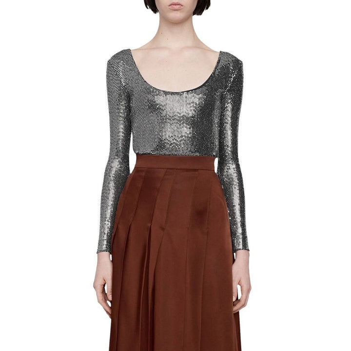 Metallic Effect Bodysuit