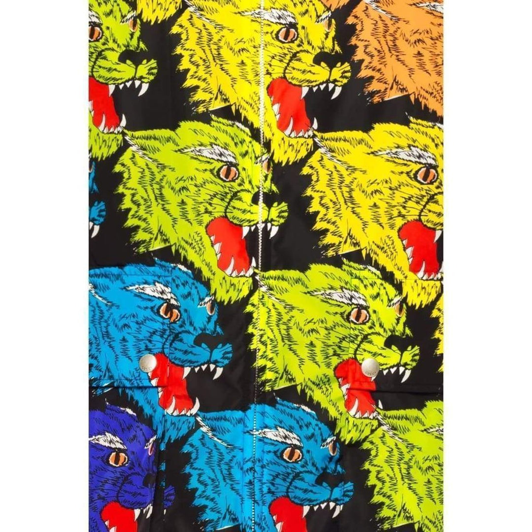 Panther face nylon jacket
