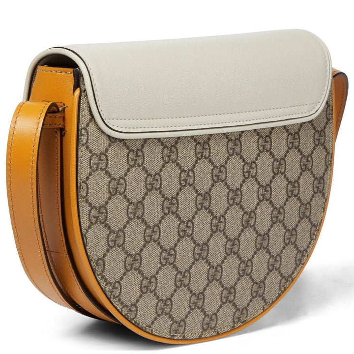 Natural Padlock GG Small Leather Shoulder Bag