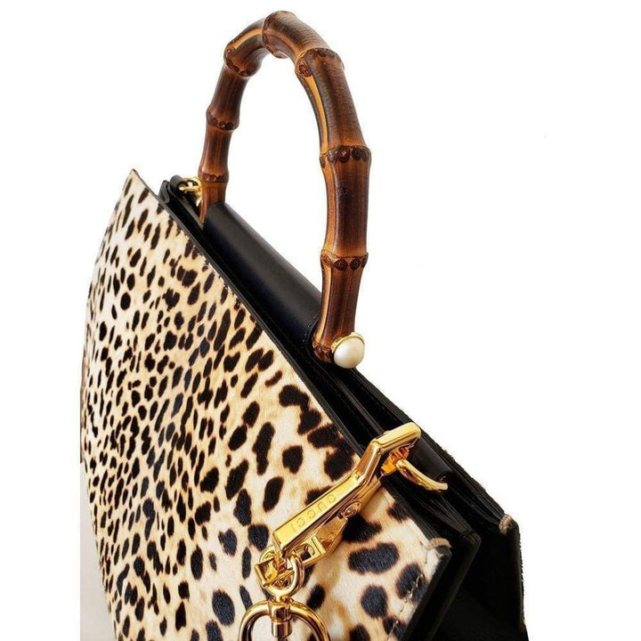 Nymphaea Leopard Print Large Bag