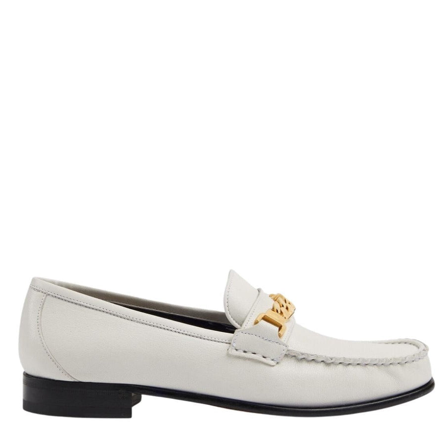Gucci-Off-White Curb Chain Loafers - Runway Catalog