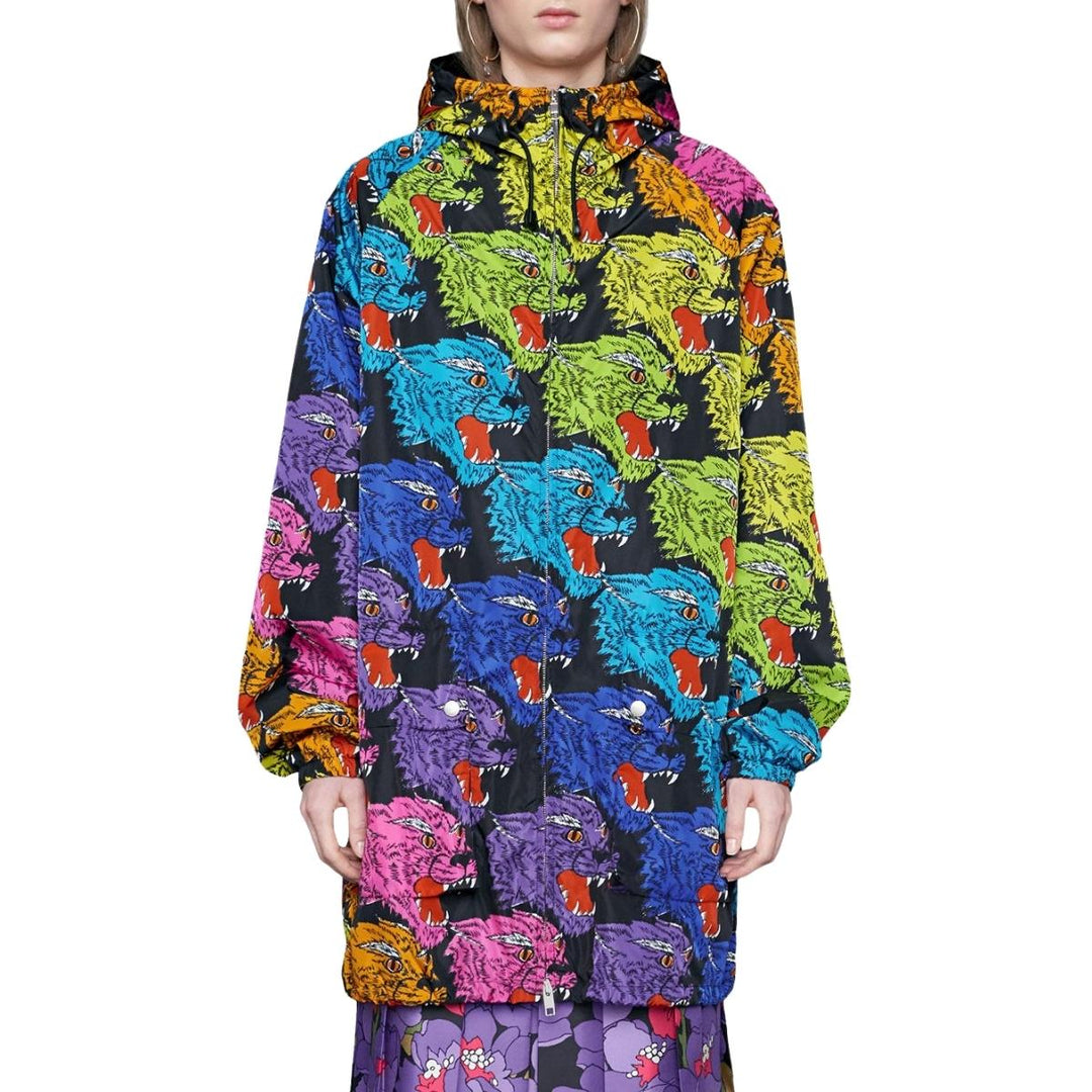 Panther face nylon jacket