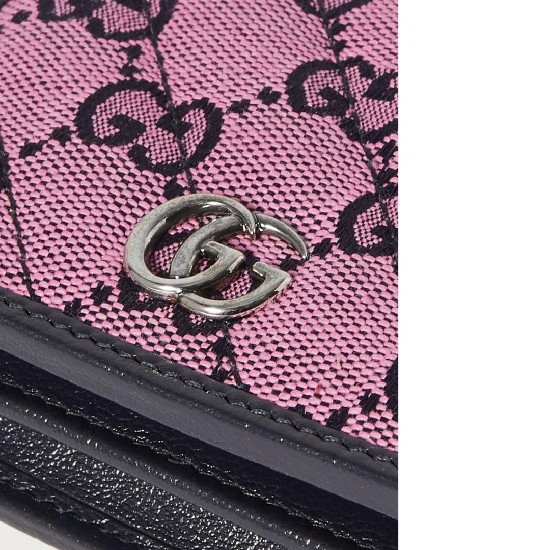 Pink Gg Marmont Multicolor Wallet