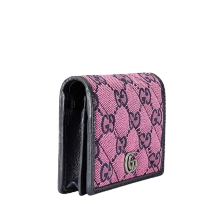Pink Gg Marmont Multicolor Wallet