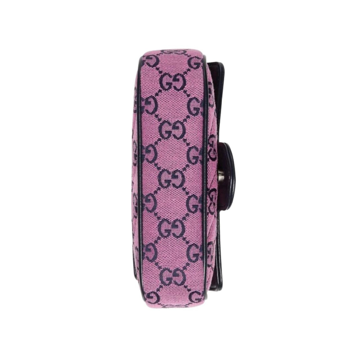 Pink GG Marmont Pink Super Mini Bag