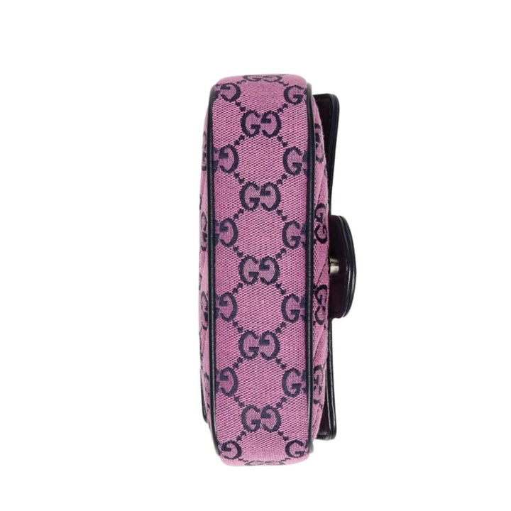 Pink GG Marmont Pink Super Mini Bag