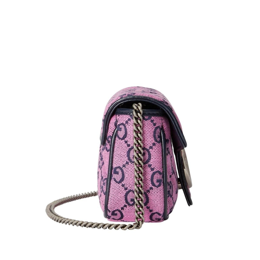 Pink GG Marmont Pink Super Mini Bag