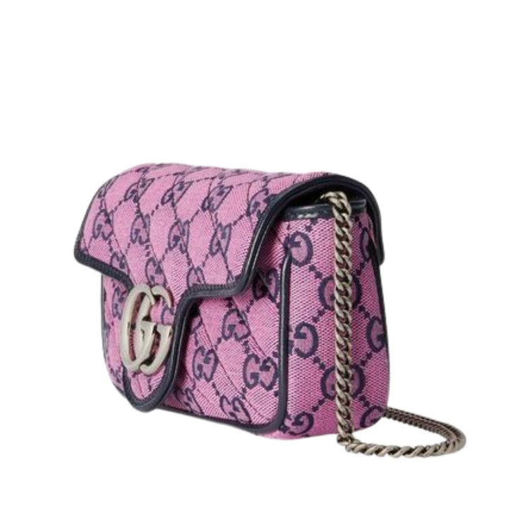 Pink GG Marmont Pink Super Mini Bag