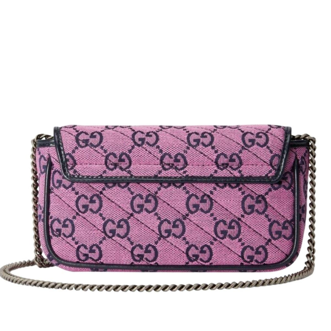 Pink GG Marmont Pink Super Mini Bag