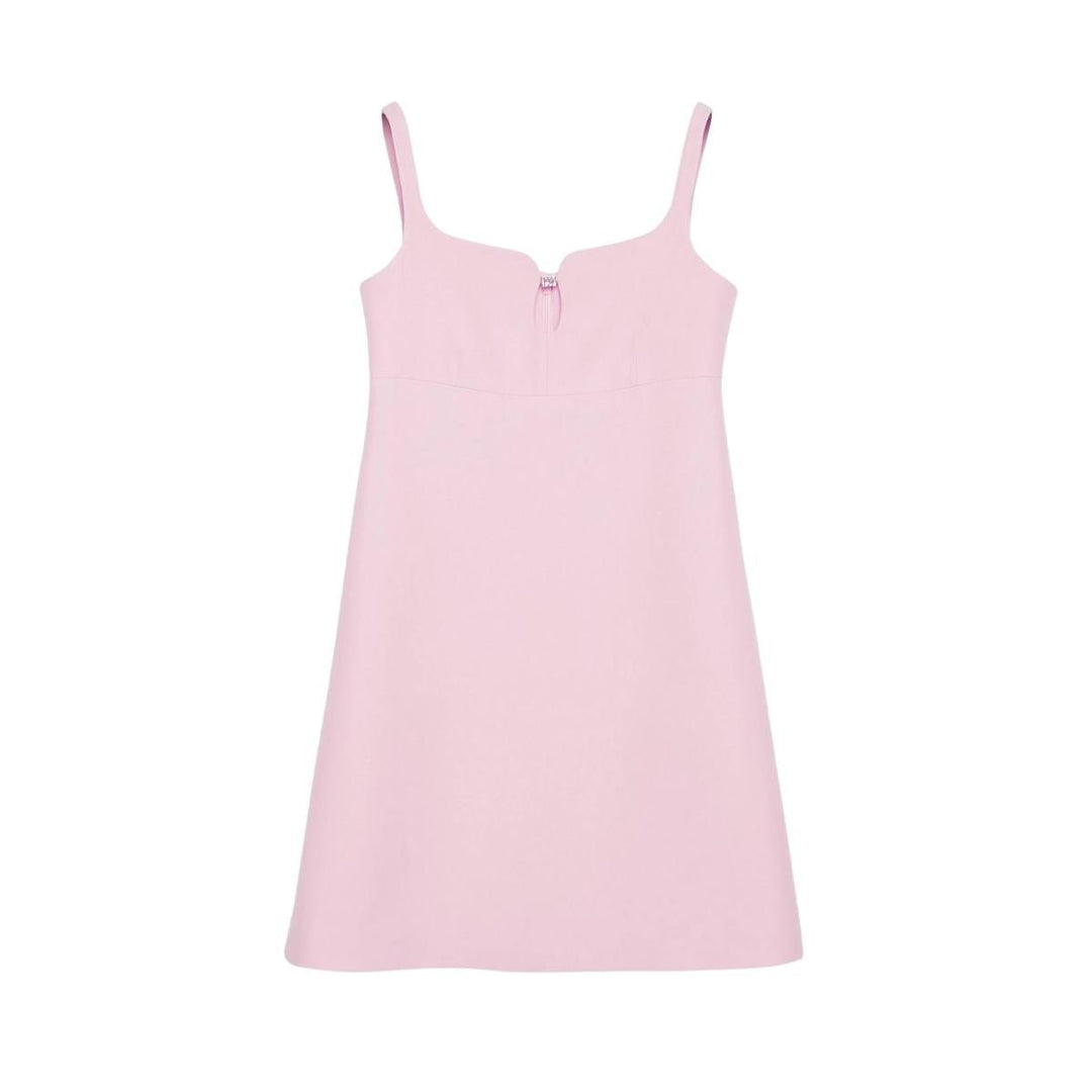 Gucci-Pink Silk and Wool Cady Crepe Dress - Runway Catalog