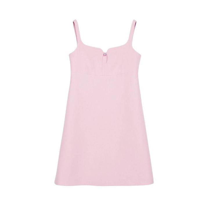 Gucci-Pink Silk and Wool Cady Crepe Dress - Runway Catalog