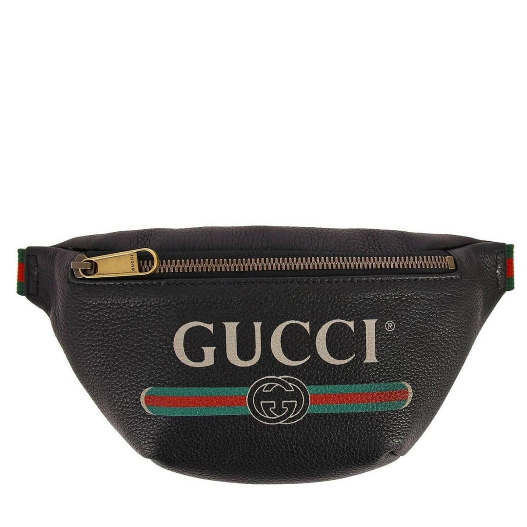 Gucci-Print Small Logo Belt Bag - Runway Catalog