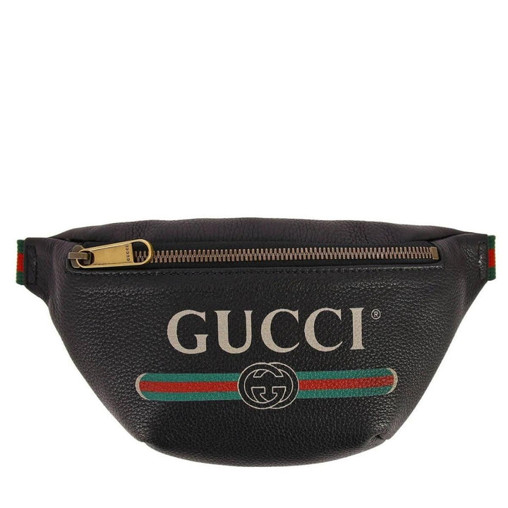 Gucci-Print Small Logo Belt Bag - Runway Catalog