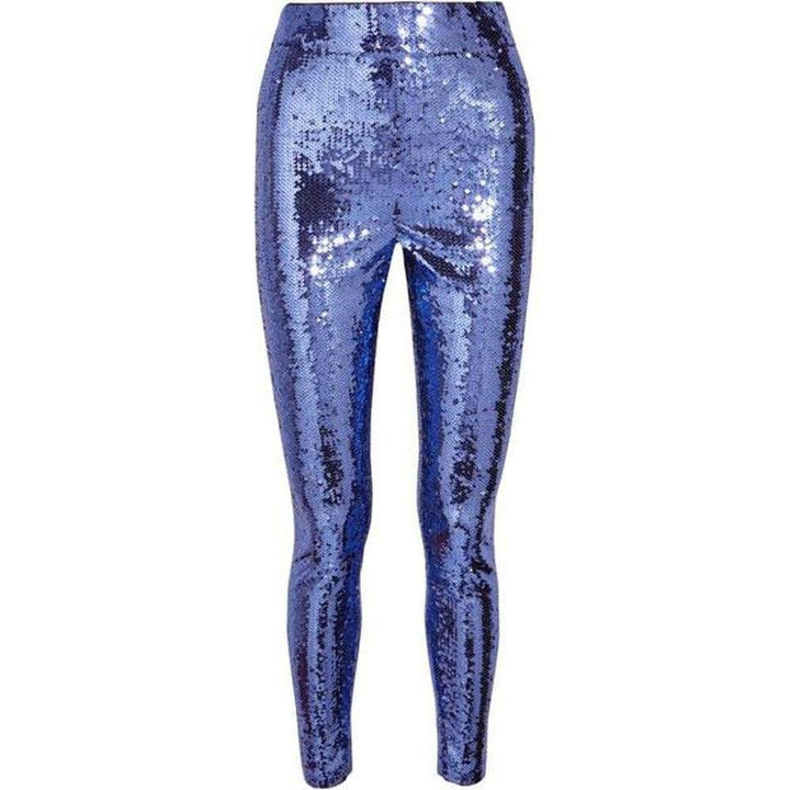 Gucci-Purple Sequin Tulle Leggings - Runway Catalog