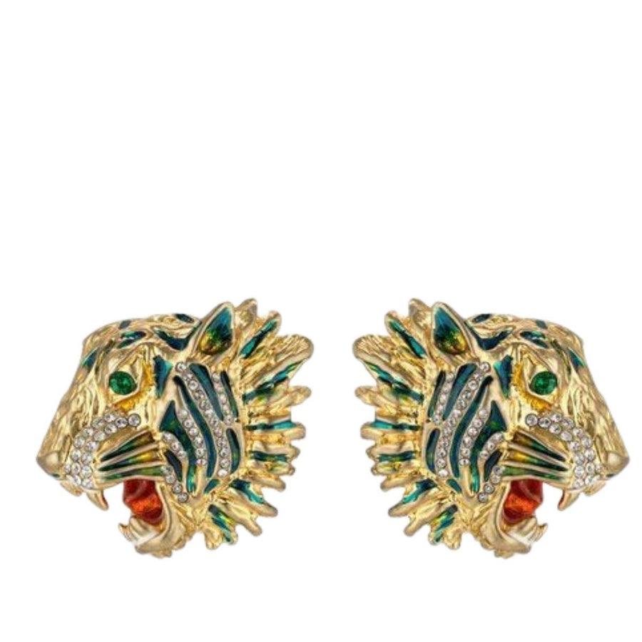 Gucci-Rajah Stud Earrings - Runway Catalog