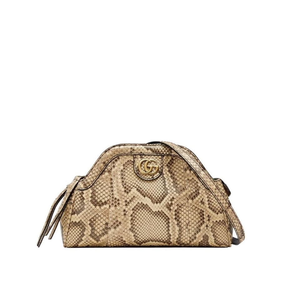 Gucci-RE(BELLE) Python Small Shoulder Bag - Runway Catalog