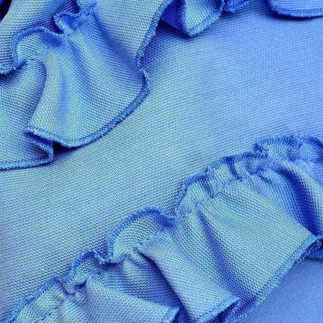 Ruffle-trimmed Cotton-blend Cady Jacket
