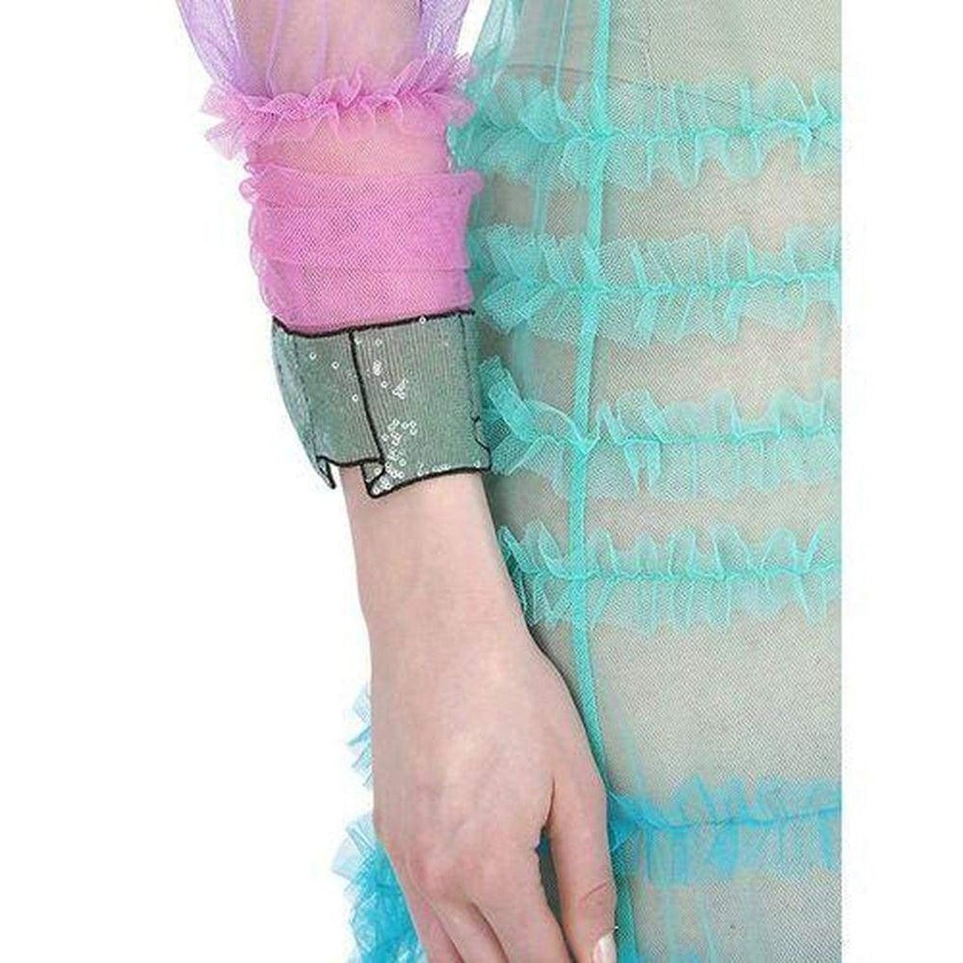 Ruffled Tulle & Organza Dress