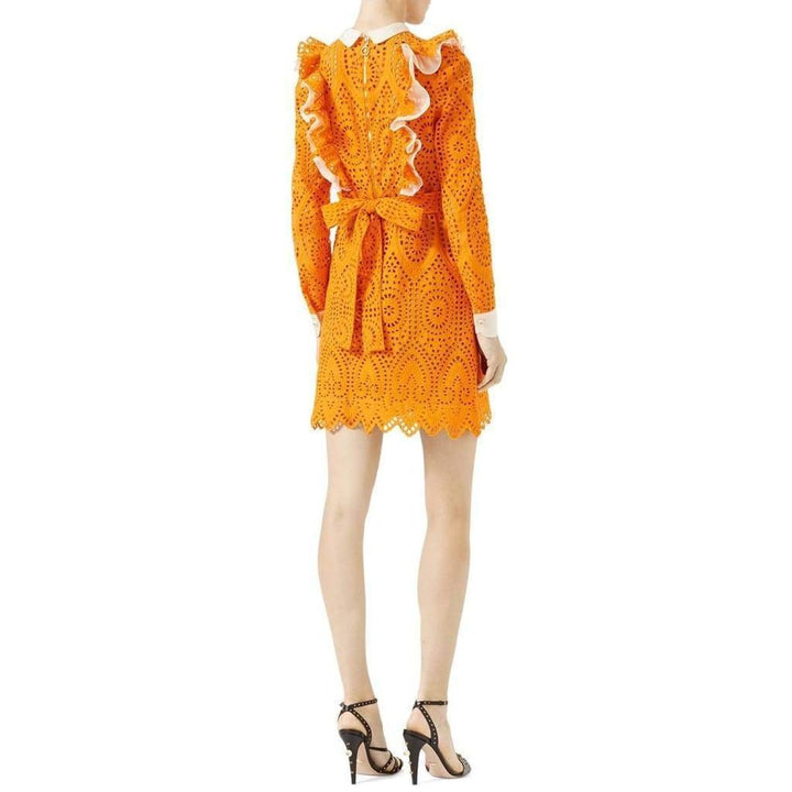 San Gallo Embroidered Broderie Anglaise Dress