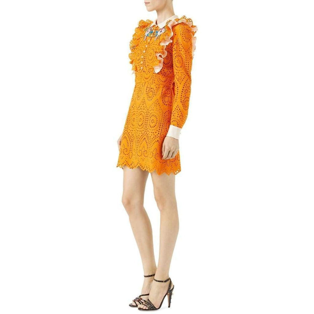 San Gallo Embroidered Broderie Anglaise Dress