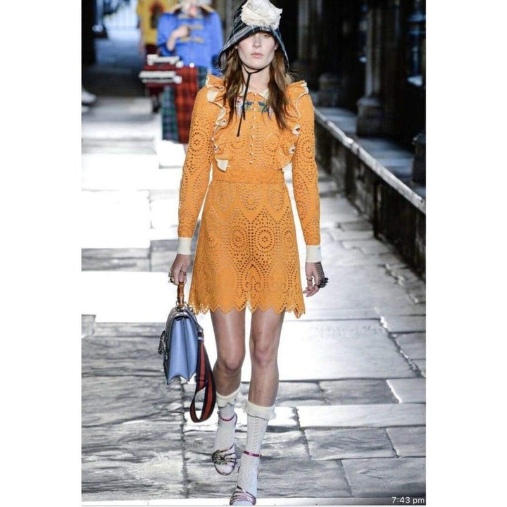 San Gallo Embroidered Broderie Anglaise Dress