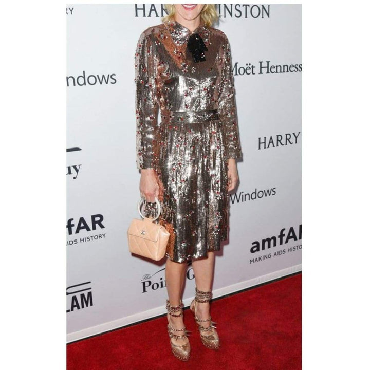 Sequins with Crystal Embroidered Dress