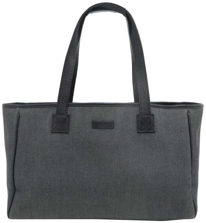 G*G Shopping Black Canvas Tote