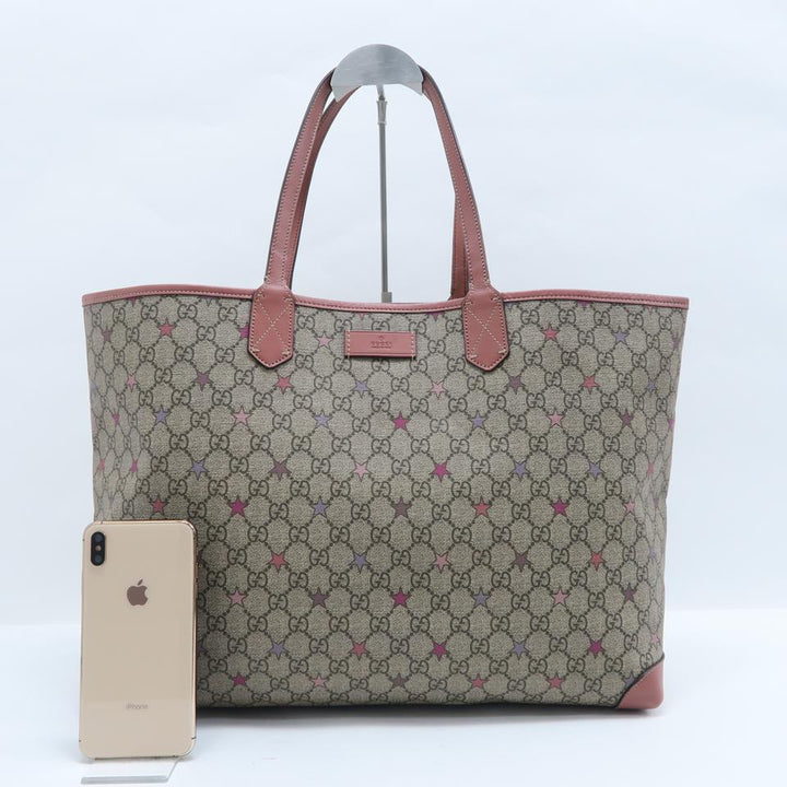G*G Shopping Tote W W/P Grey Canvas Shoulder Bag