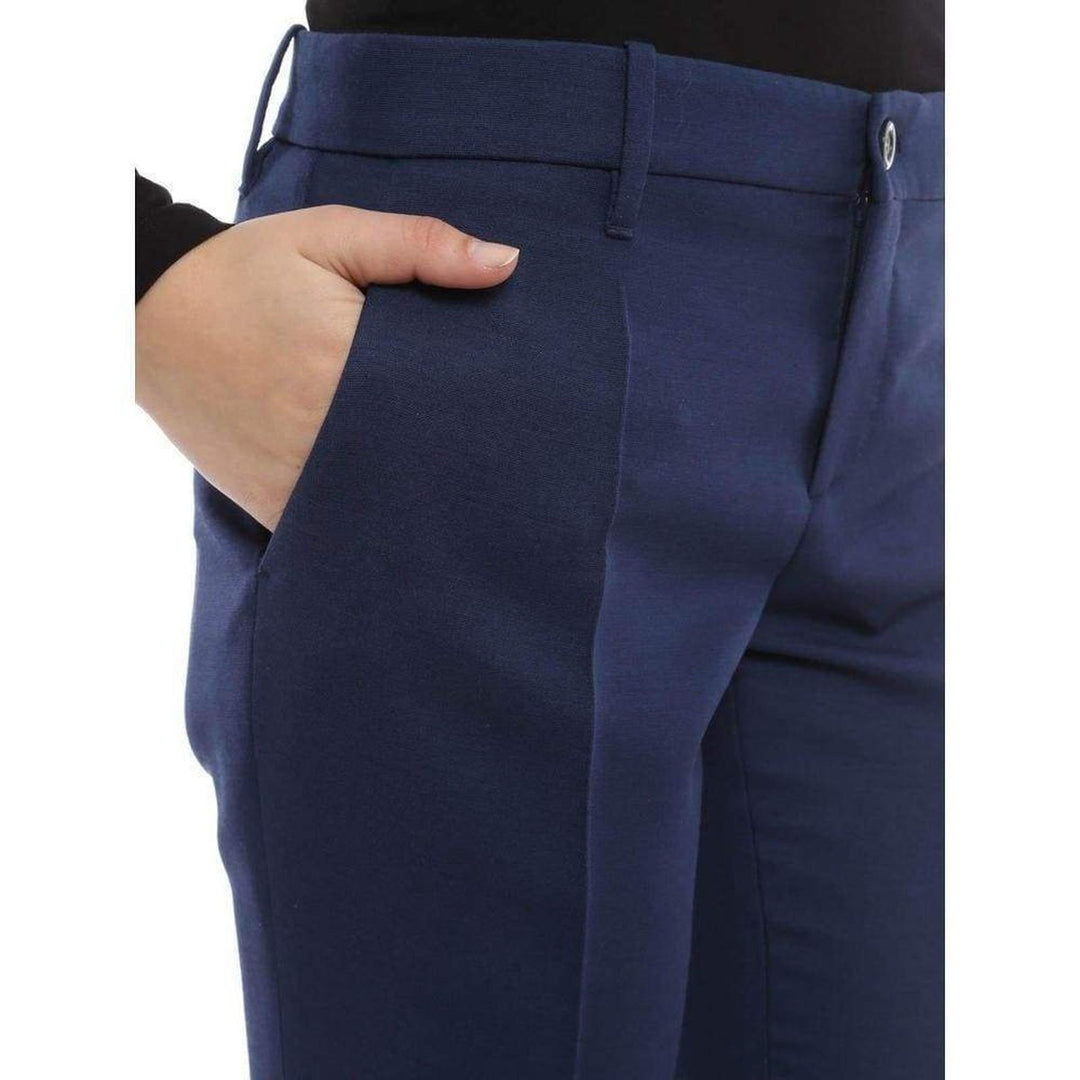 Silk Blend Trousers Pants