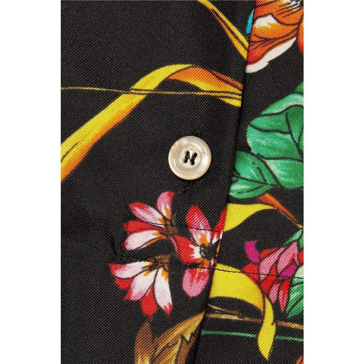 Silk Floral Tunic Dress