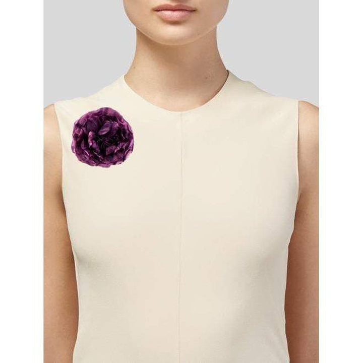 Silk Flower Brooch
