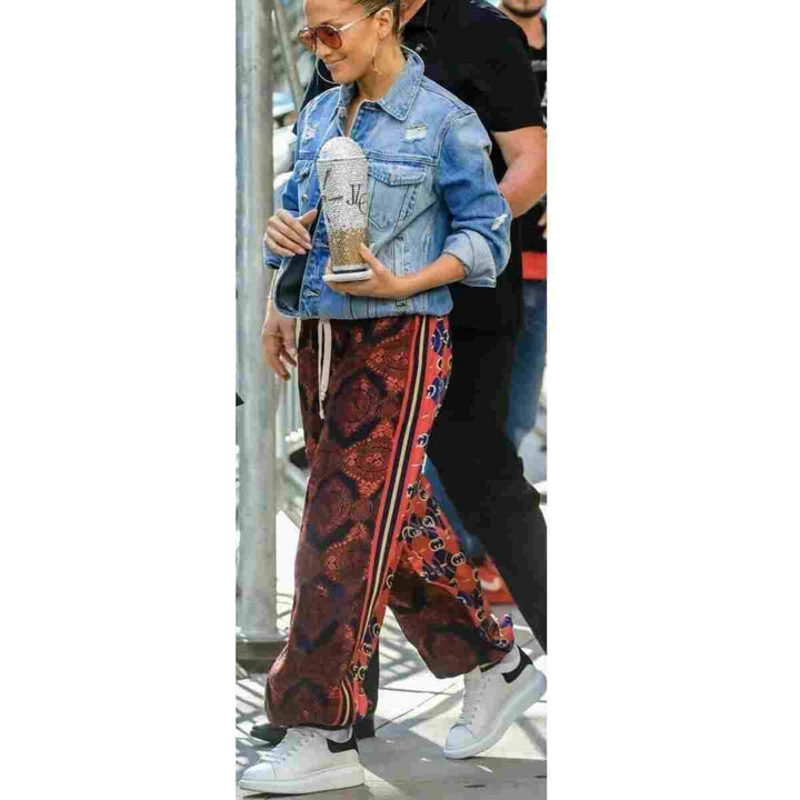 Silk Spice Blue Twill Trouser Jogger Pants