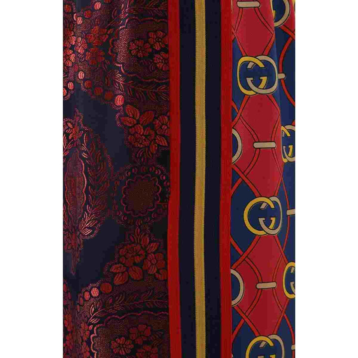 Silk Spice Blue Twill Trouser Jogger Pants