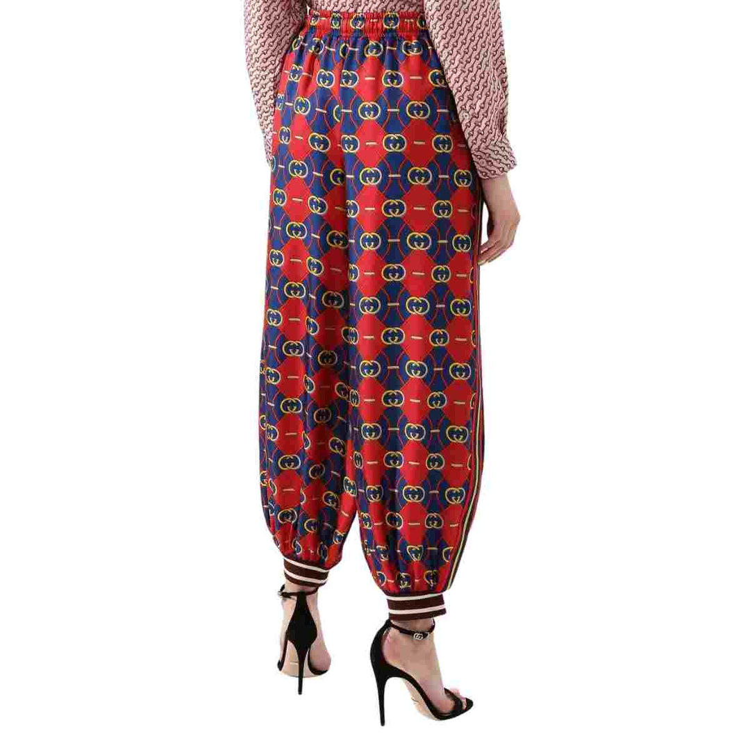 Silk Spice Blue Twill Trouser Jogger Pants