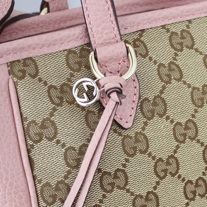 Pink GG Canvas Small Bree Tote